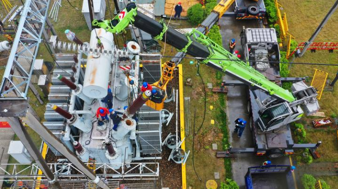 防墜器保障寧波電網檢修攻堅工作安全進行